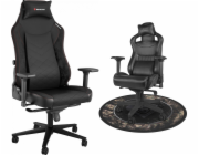 Sedadlo Genesis Nitro 890 G2 černé (NFG-2050) + podlahová rohož Genesis Tellur 500 Master of Camouflage (NDG-1708)