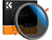 Kf filtr K&F Concept Hybridní filtr 2v1 CPL + PLNĚ ŠEDÝ ND2-ND32 pro 55 mm 55 mm / KF01.2597