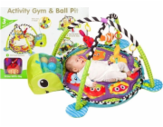 Lean sportovní vzdělávací podložka pro želvu 3v1 + míčky