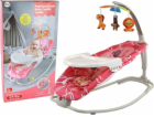 LeanToys Bouncer Rocker 2v1 Dětský sedací stůl Zvuky Vibr...