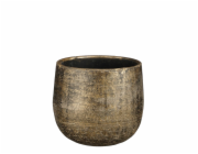 Hrnec Mica Marcus 1155655, keramika, O 18 cm, bronz