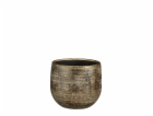 Hrnec Mica Marcus 1155653, keramika, O 14 cm, bronz
