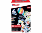 Edding Sada 68 barevných fixů se štětcovou špičkou a mixérem