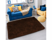 Strado Shaggy Strado koberec do obývacího pokoje 200x250 DarkCoffee (tmavě hnědá)