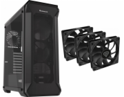 Pouzdro Genesis Irid 505 V2 MIDI TOWER (NPC-1517) + 3 balení Oxal 120 ventilátorů Black (NGF-2043)