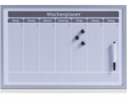 Zeller Magnetická tabule WOCHENPLANER + 3 magnety, 60x40 cm, ZELLER