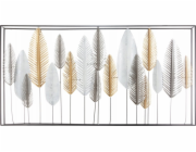 Atmosphera Nástěnná dekorace s motivem listů DECO, 134 x 68 cm