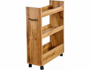 Kuchyňská police úzká Kesper, dub sonoma, 22 cm