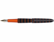 Diplomat  plnící pero Elox, F, 14ct, černo/oranžové