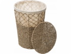 Koš na prádlo 5five Seagrass, 38 cm, bavlněná vložka