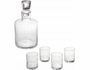 Karafa na whisky Secret de Gourmet + 4 sklenice, 350 ml, 5 kusů