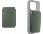 Peak Design  Mobile Wallet Slim - Magnetická plochá peněženka pro váš telefon - Šedozelená