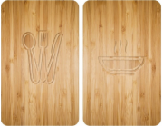 Wenko LUNCH skleněné ochranné desky na sporák – 2 kusy, WENKO