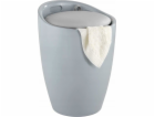 Wenko CANDY GREY pouf - koš na prádlo, 2v1, WENKO