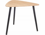 Dárková dekorace Trojúhelníkový konferenční stolek s dřevěnou deskou, 64 x 60 x 48 cm