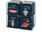 Storage Solutions Police na hračky s kontejnery Vesmírná ...