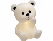 Noční lampa Atmosphera BEAR, bílá, 30 cm