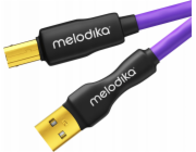 Melodika  MDUAB25 Purple USB 2.0 typ AB kabel, včetně: pro DAC/zařízení lékařské / plotry - 2,5m