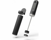 WMF Subminimal napěňovač mléka - NanoFoamer Lithium - Ruční napěňovač mléka černý