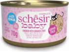 SCHESIR Baby Chicken s játry ve vývaru - mokré krmivo pro...