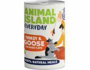 ANIMAL ISLAND Everyday Turkey and goose - mokré krmivo pro kočky - 400g