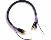 Melodika RCA (Cinch) x2 - RCA (Cinch) x2 kabel 0,75m černý