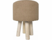 TODAY Kargo taburet s jutovým sedákem, 40 cm