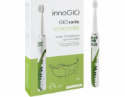 InnoGio GIOSONIC CROCODILE Zelený zubní kartáček