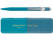 Caran d`Arche  849 Paul Smith kuličkové pero Edition 4, M, v krabici, azurová/ocel