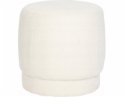 Atmosphera Kulatý čalouněný puf AMEA bouclé, 39 cm