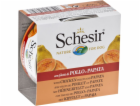 SCHESIR Chicken with papaya in jelly - vlhké krmivo pro p...