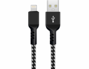 Kabel lightning fast charge 2.4A MCE481 Czarny