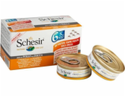 SCHESIR Kuřecí řízky s dýní ve vývaru Box - mokré krmivo pro kočky - 6x50g