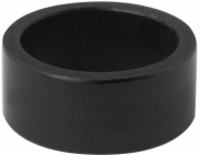 FORCE podložka řízení 1 1/8" AHEAD 15 mm Al, černá