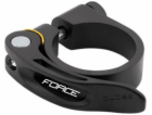 FORCE objímka sedlovky s rychloup. - 31,8mm, hliník, černá