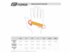 FORCE MTB ANGLE letní rukavice, fluo-modré vel.S