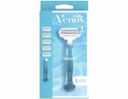 Gillette Venus Smooth Holicí strojek + 5 ks hlavic