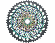 SRAM XG-1299 Eagle - 10-52 zubů - Rainbow