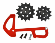 SRAM X01 Eagle - kladky a vodítko přehazovačky red 52z.