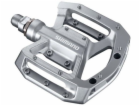 Pedály SHIMANO PD-GR500 bez zarážek a odrazek - stříbrné