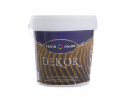 Disperzní texturovaná barva Pentacolor Decor, bílá, 1l