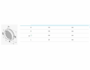 Ventilační mřížka HAUSHALT MV 100 BVS