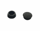 Čepice HAUSHALT F1-72-BLACK, 12 mm, černá, 50 ks.