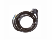 Kabel se zástrčkou OKKO, 3 m, černý