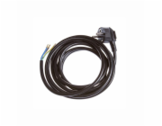 Kabel se zástrčkou OKKO, 1,5 m, černý