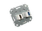 Zásuvka HDMI+USB LIREGUS EPSILON, barva bílá