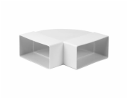 Větrací koleno EUROPLAST KLH25-90, 220 x 55 mm, 90°
