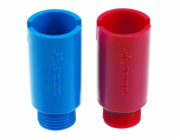 Záslepka 10.2000 PPR, červená, 1/2" vnější závit