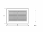 Ventilační mřížka EUROPLAST VR2517, 250 x 170 mm