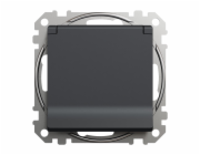 Zásuvka SCHNEIDER SEDNA DESIGN, antracit sp., IP44